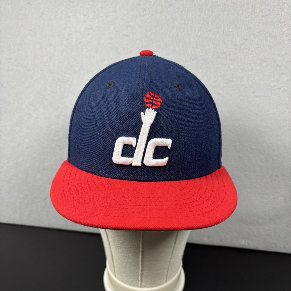 New Era Washington Wizards SnapBack Hat 9Fifty Snapback Blue Red Youth Size NBA